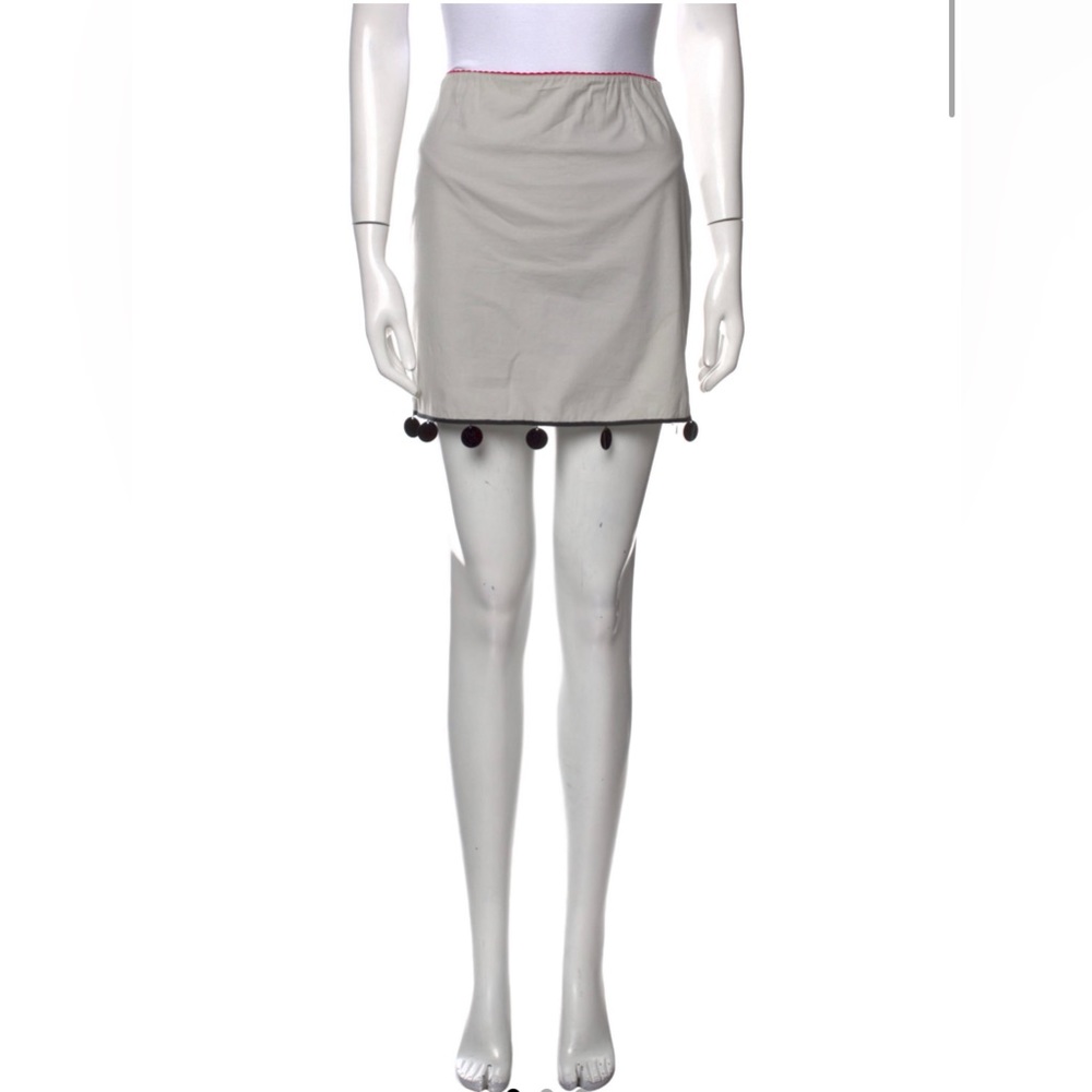 Rare Vintage Miu Miu Mini Skirt With Paillettes -… - image 1